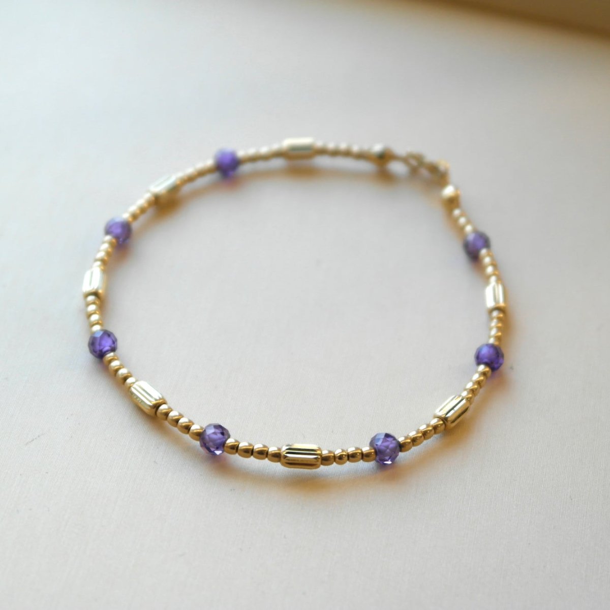 Bransoletka z Fioletowym oczkiem