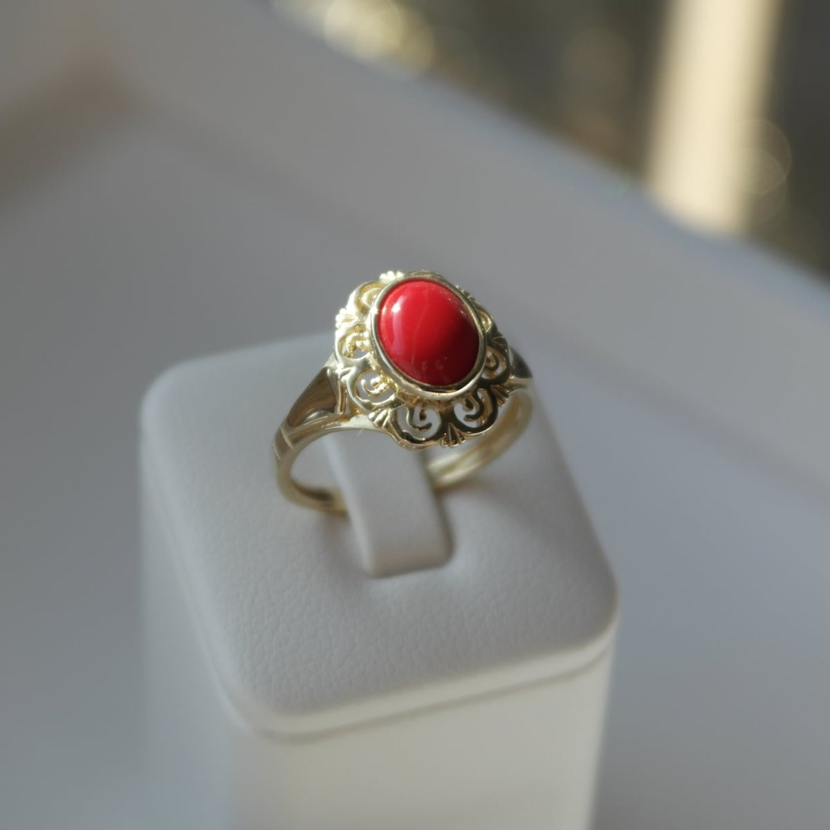 Pierścionek Red Vintage